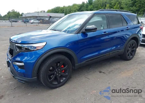 2022 Ford Explorer St из США, поврежденный, VIN 1FM5K8GC0NGA49367